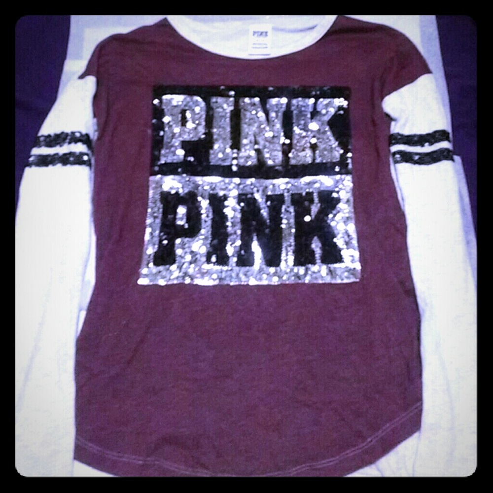 VICTORIA'S SECRET Sparkling Sequins Tee Shirt